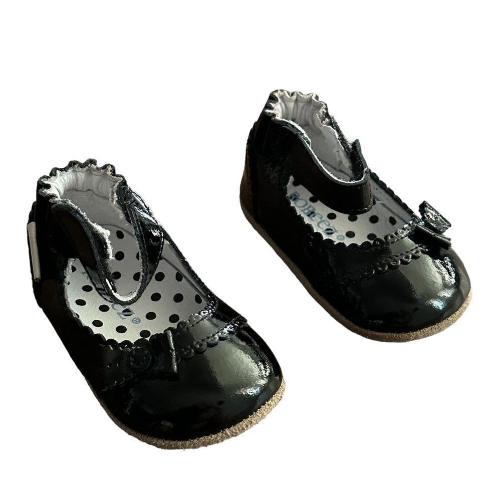 {Robeez} Black Kate First dress shoes